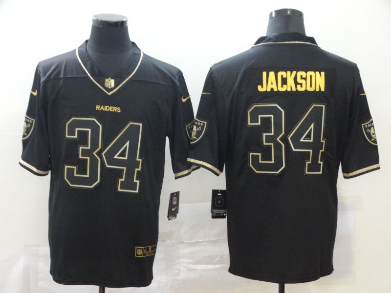 Men Oakland Raiders #34 Jackson Black Nike Vapor Untouchable Stitched Limited NFL Jerseys